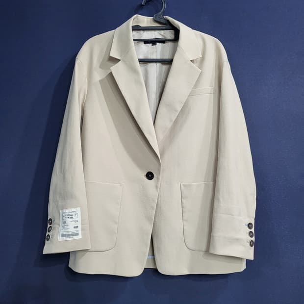 나이스클랍 싱글 블레이저 오버핏 자켓