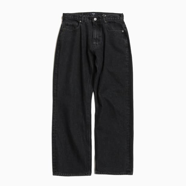 BEAMS BLACK DENIM PANTS