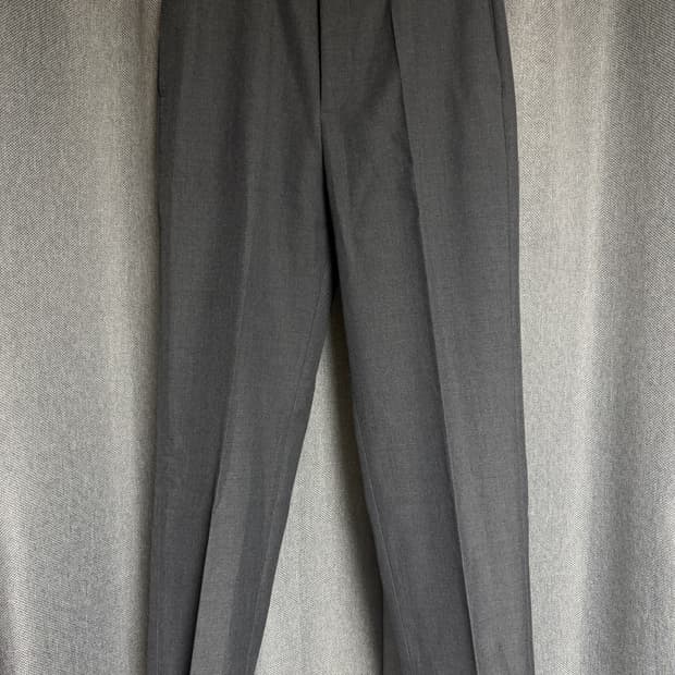 포터리 울 테이퍼드 팬츠 미드그레이 1