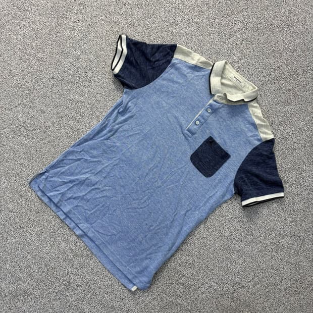 105 빈폴 Beanpole 반팔 배색 카라티 0721J1