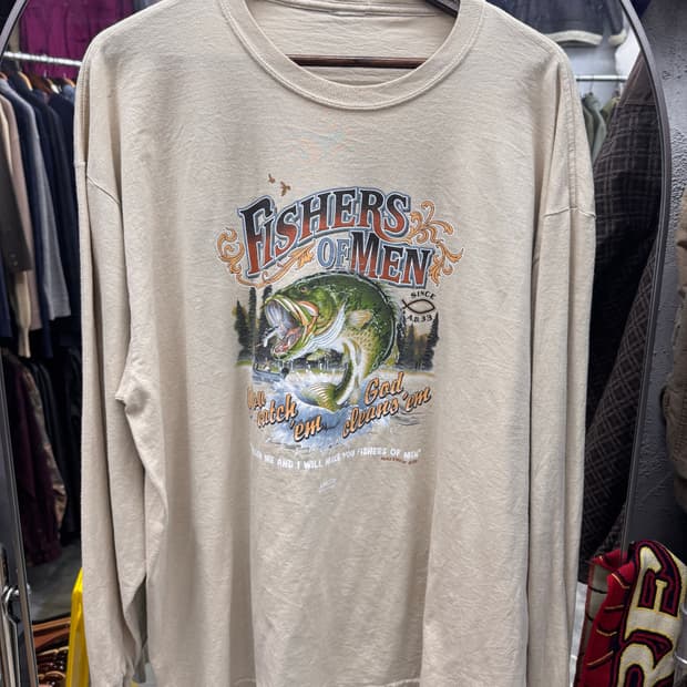 110) 피싱 롱슬리브 빈티지 긴팔