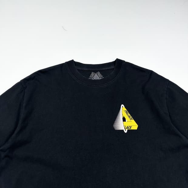 팔라스 트라이보이드 블랙 반팔 티셔츠 (XL)