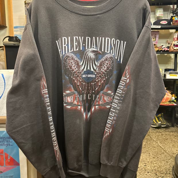 할리데이비슨 맨투맨 xl