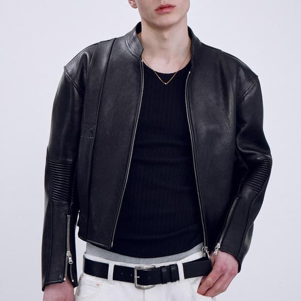 렉토 RC 로고 자카드 탱크탑 블랙