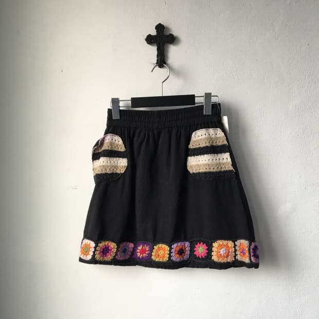 Ethnic mood mini skirt