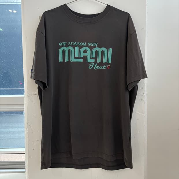 (L) NBA 마이애미 반팔 티셔츠
