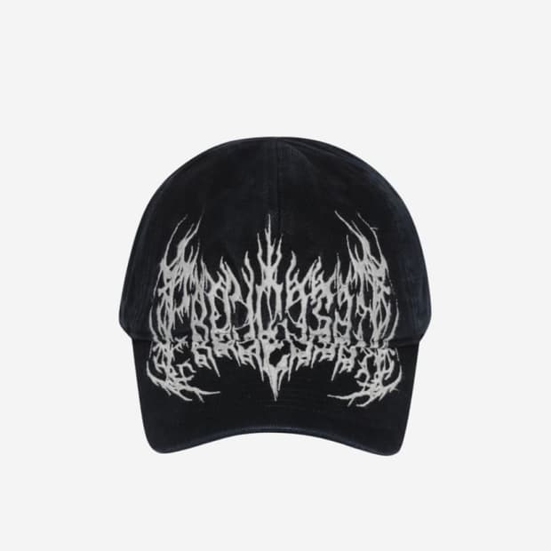 ( 미개봉) PROJECT G/R 메탈릭 로고 캡 블랙