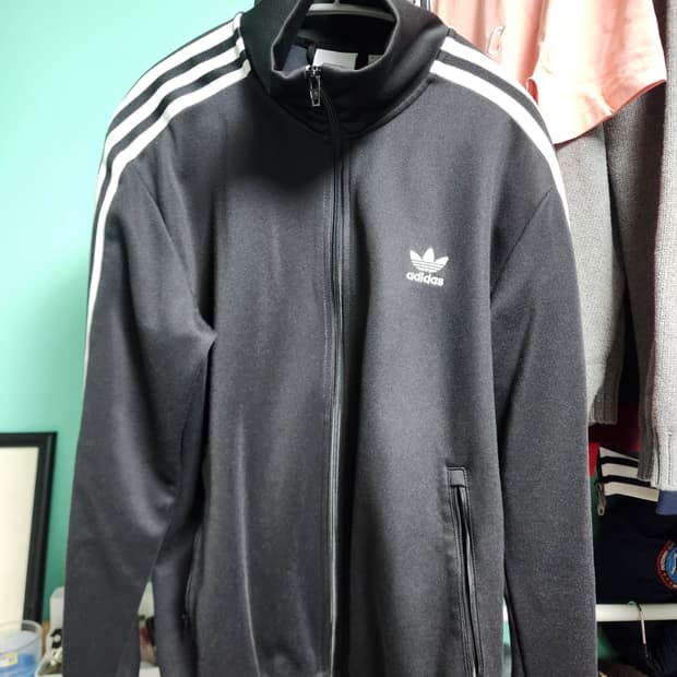 아디다스 베켄바우어 트랙탑 블랙 XL