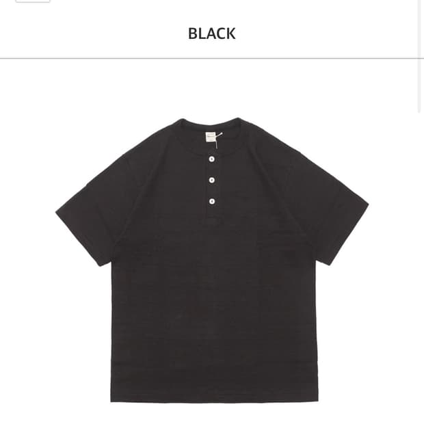 WAREHOUSE&CO. LOT 4601 HENLEY NECK T BLA