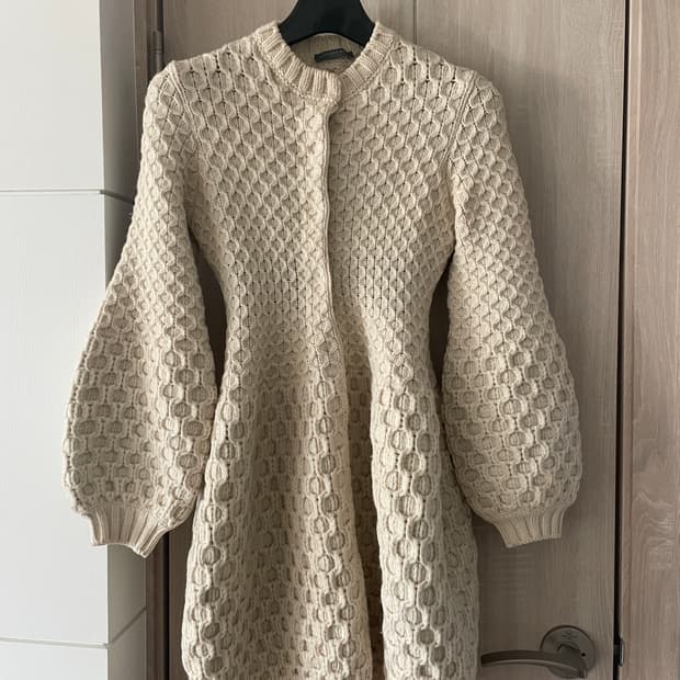 알렉산더맥퀸 니트 가디건 원피스 XS