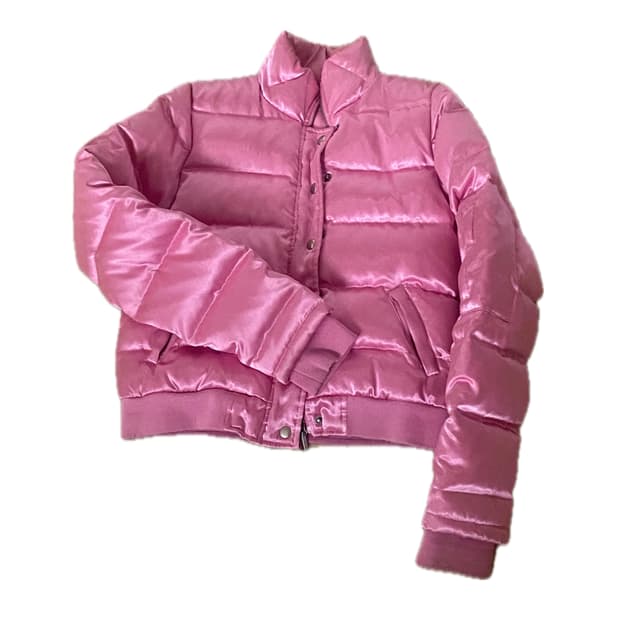 쥬시꾸뛰르 핑크 쉬머 패딩