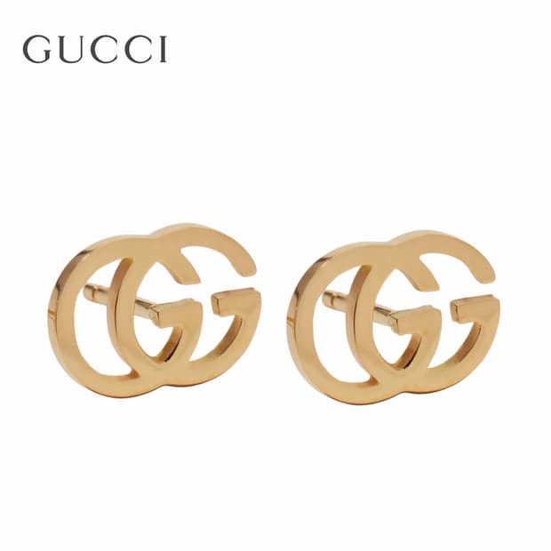 구찌 미니 더블G 골드 이어링