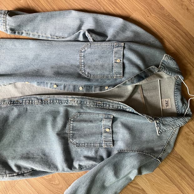 자라 청자켓 사이즈 xl정도