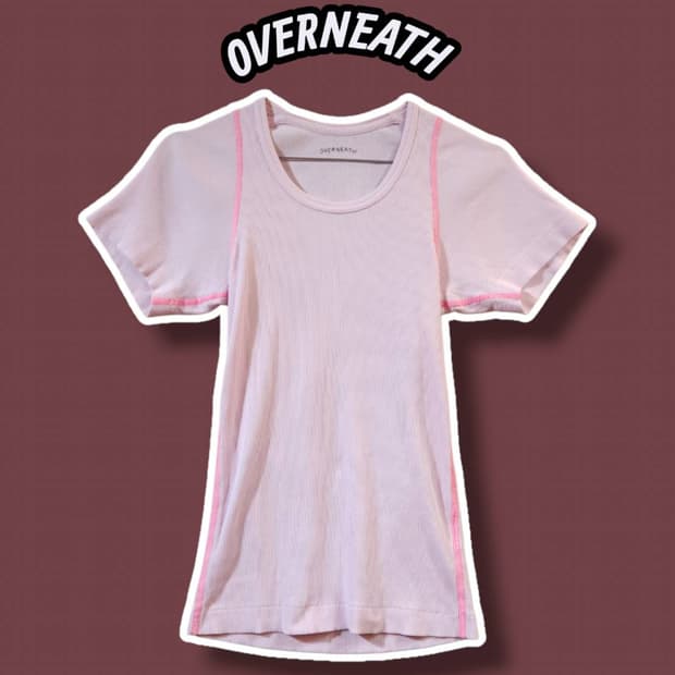 S/ overneath 오버니스 Rib 티 /0715