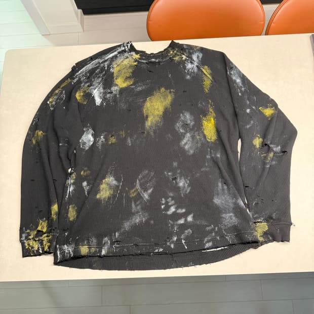 디디에르 didier 페인팅 디스트레스 니트