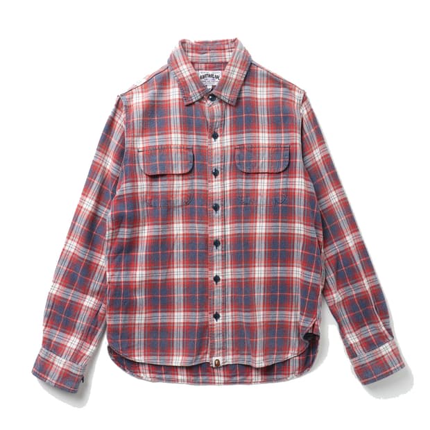 베이프 A BATHING APE Plaid Shirt