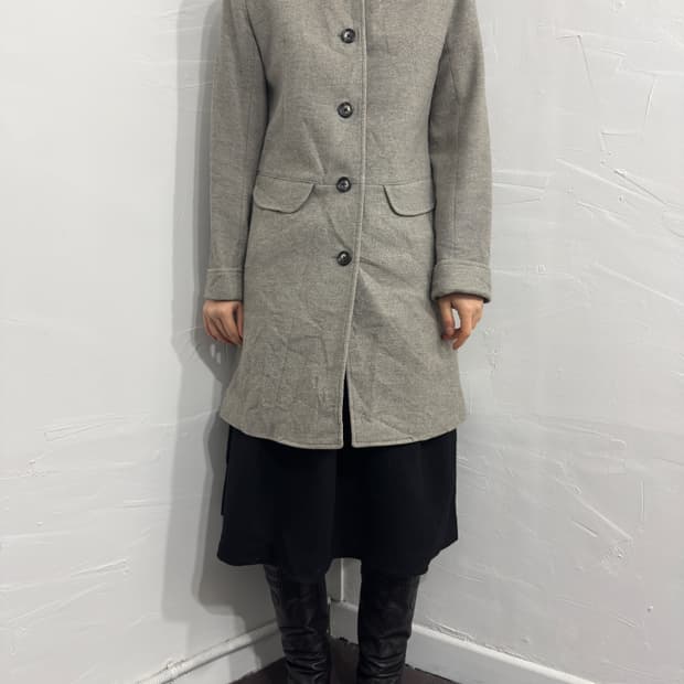 button coat