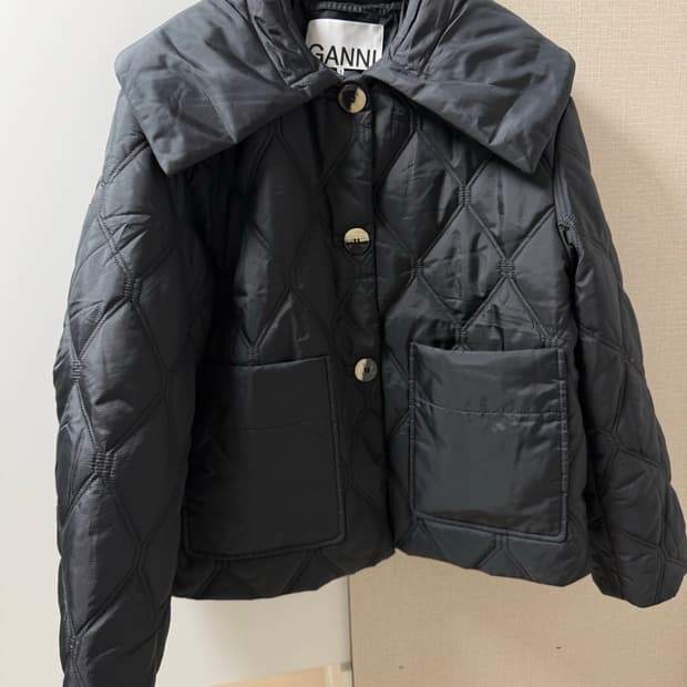 GANNI 가니 퀼팅 자켓