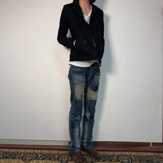 울 더블 자켓