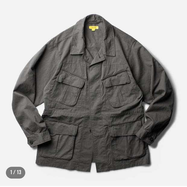 [구매 XL] 더레스큐 25fw 마추픽추 퍼티그 자켓 타우페그레이