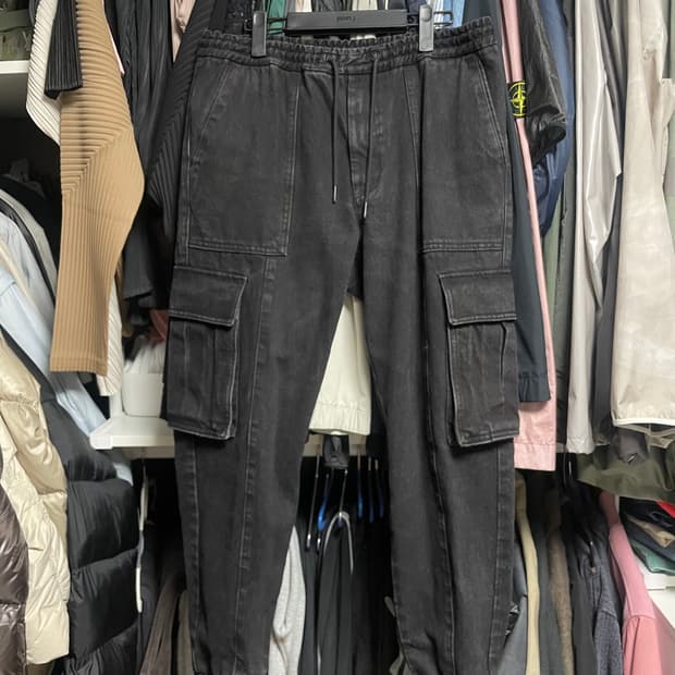 [46] 준지 juun.j 흑청 조거 팬츠