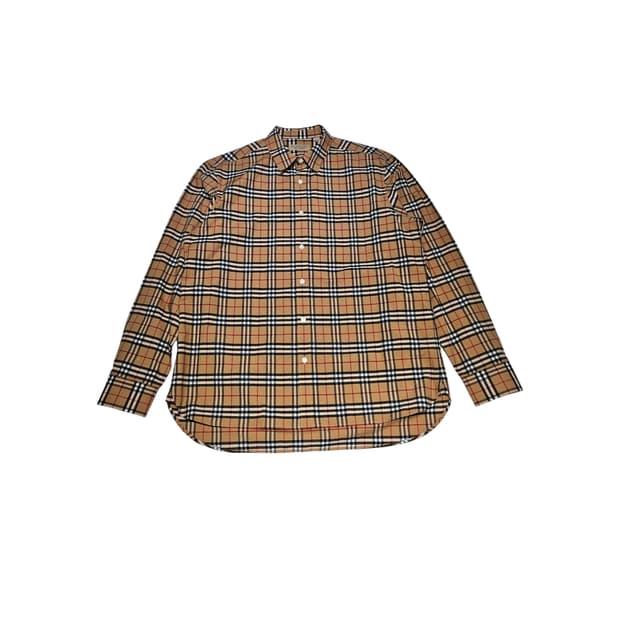 버버리 스몰 체크셔츠[XXL]