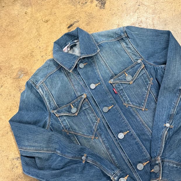 [정품/S] 리바이스 데님 자켓 청자켓 b15