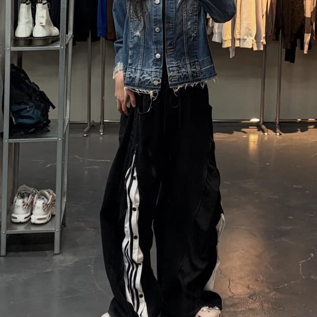 MSGM 디트로이드 디테일 데님 재킷 A2757