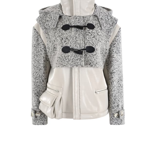 Odlyworkshop Cropped Coat 더플 코트 퍼자켓