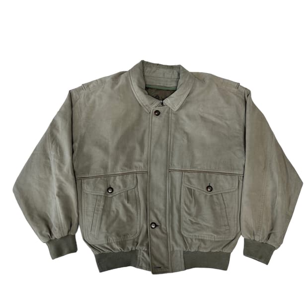 Suede blouson