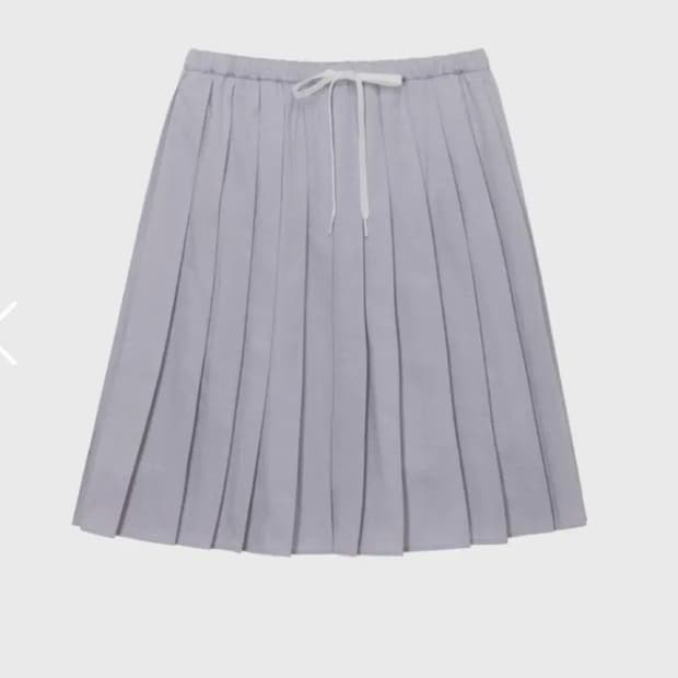 Monoha 모노하 cotton pleated skirt