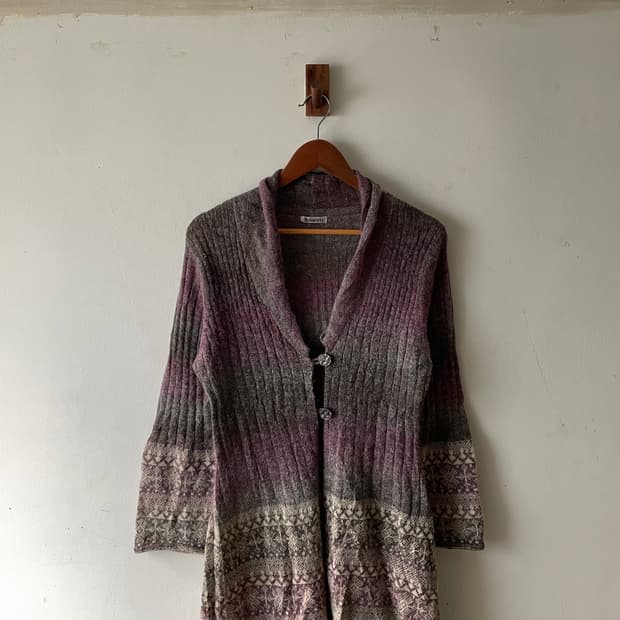 JPN Vintage Wool Knit Cardigan