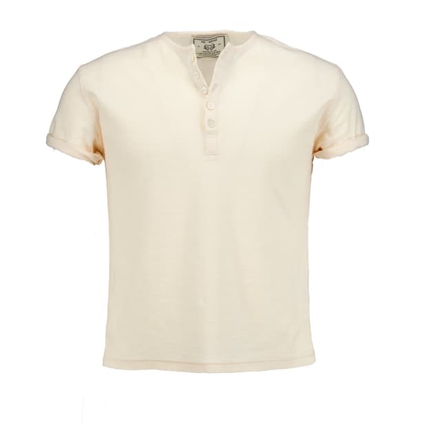 System Henley Neck Half Sleeve 3size