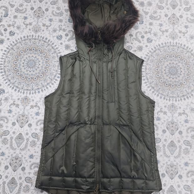 폴로 랄프로렌 후드퍼 오리털 패딩 조끼 M (66까지)