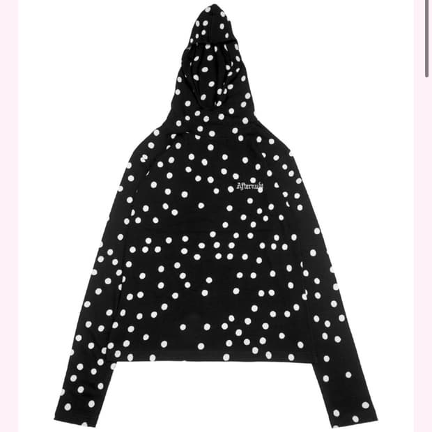 애프터누드 도트 후드 DOT HOODIE (BLACK)