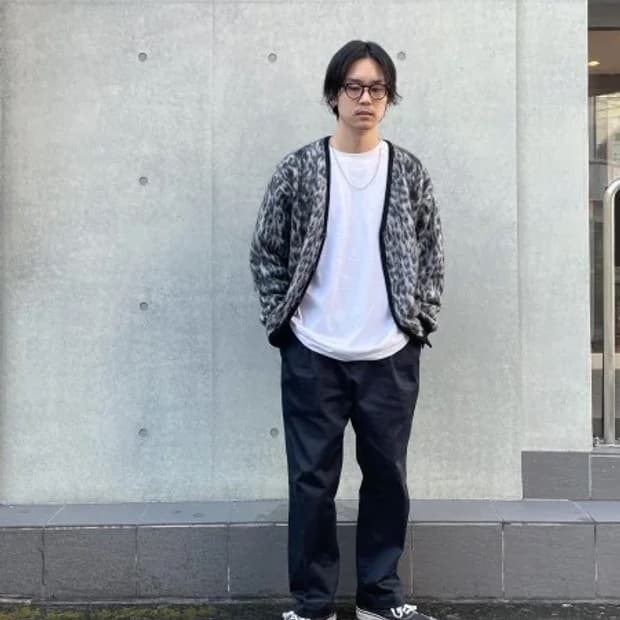 24SS) 와코마리아 플리티드 트라우저 블랙