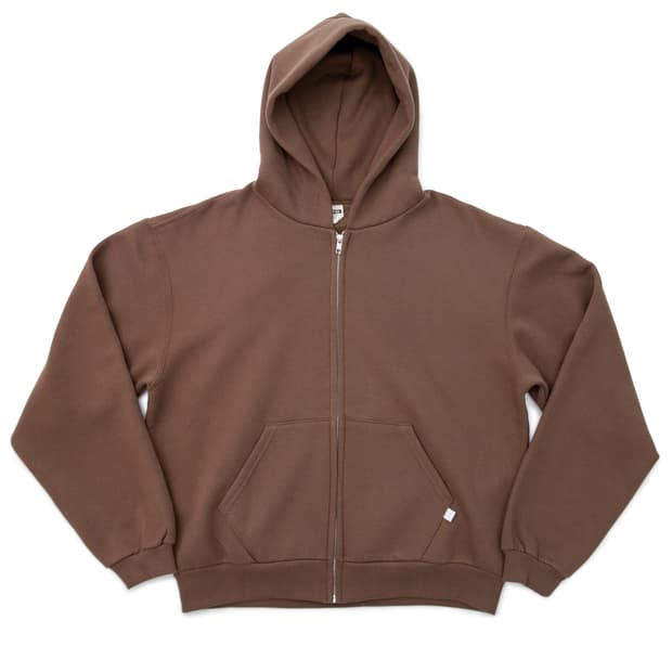 [구매] 77c 클라우드 후드 집업 브라운 XL