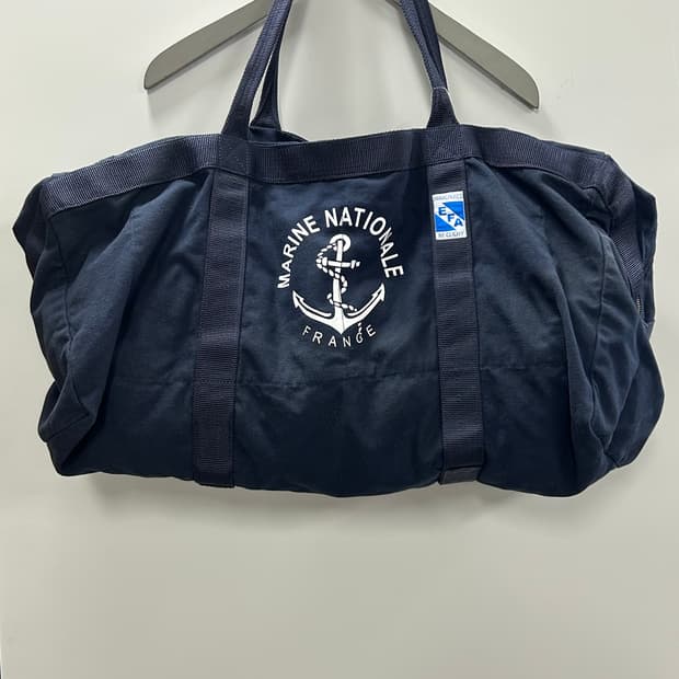 프랑스 해군 낙하산 캔버스 백