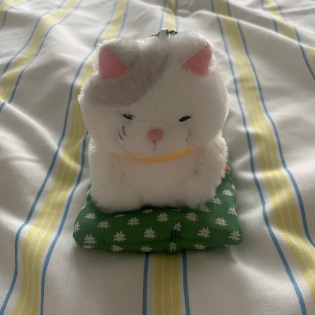 일본고전 고양이 인형 키링