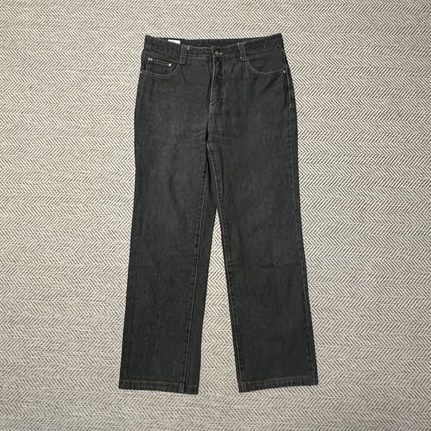 LACOSTE vintage denim black wide pants