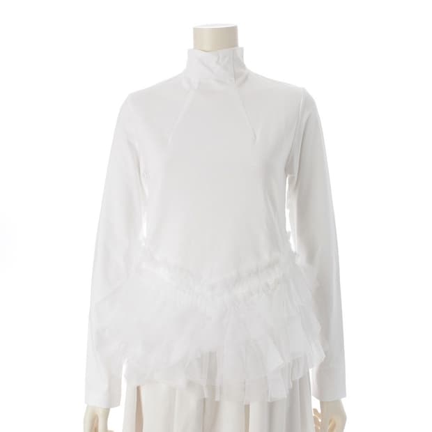 꼼데가르송 느와케이니노미야 Noir Kei Ninomiya 화이트 튤 탑