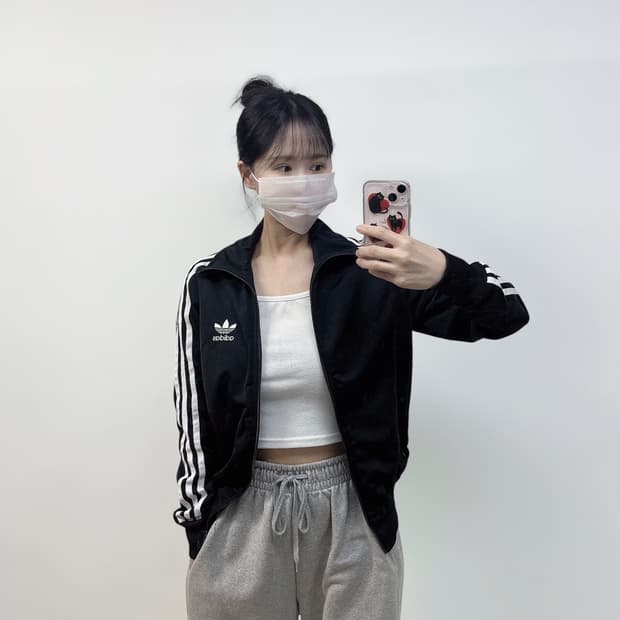 아디다스 파이어버드 트랙탑 져지 블랙