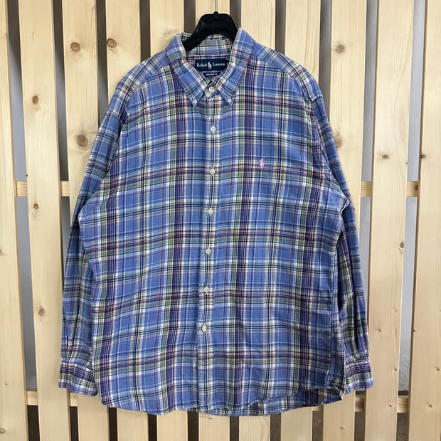 (XL) 폴로 랄프로렌 체크셔츠