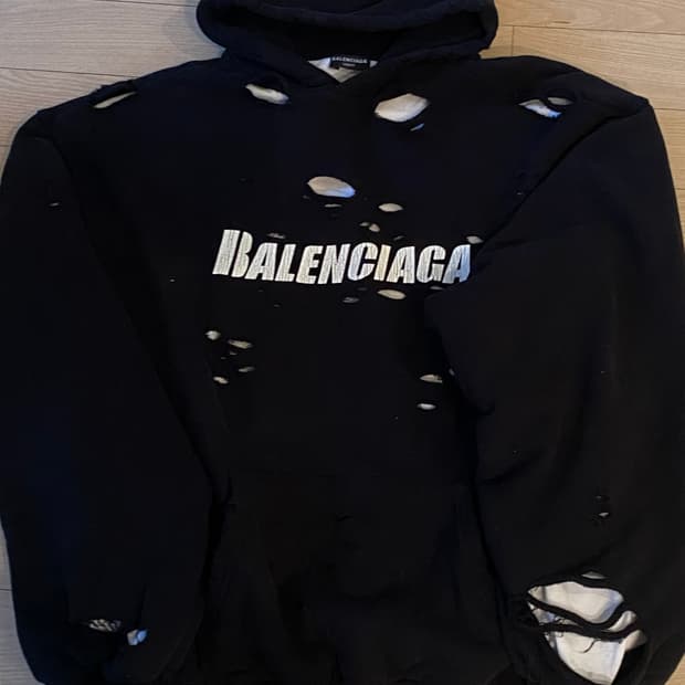 xxs)발렌시아가 디스트로이드 후드