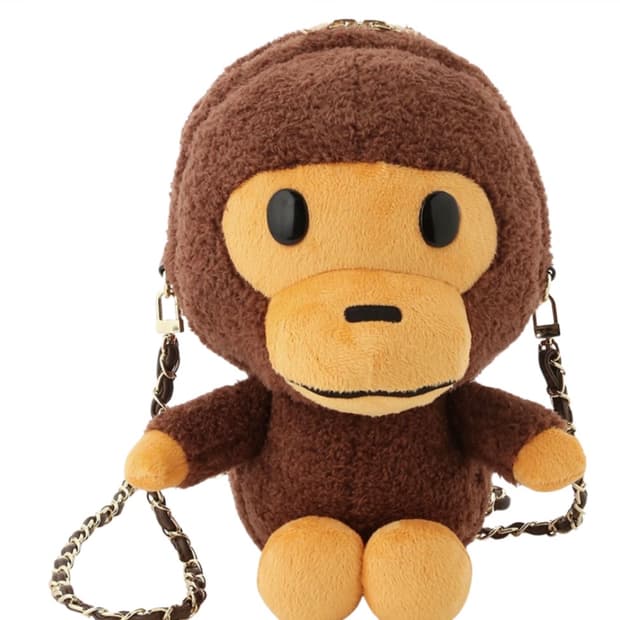 베이프 베이비 마일로 체인 백 브라운