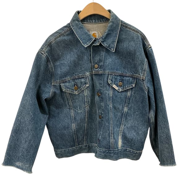 칼하트 워시드 데님자켓