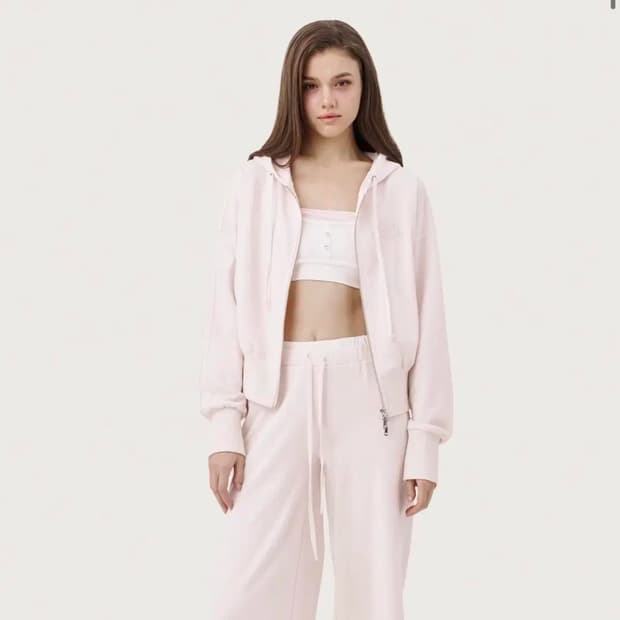 클리시어 25 소프트 후드집업 소프트 핑크