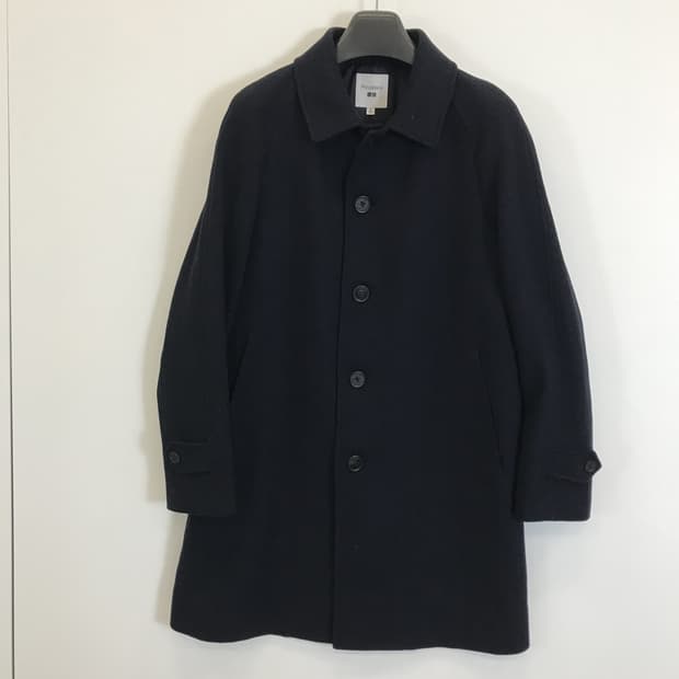 유니클로 x JW앤더슨 싱글 모직코트 [M]