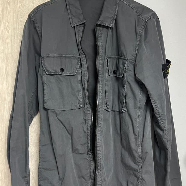 스톤아일랜드 21fw 올드이펙트 오버셔츠