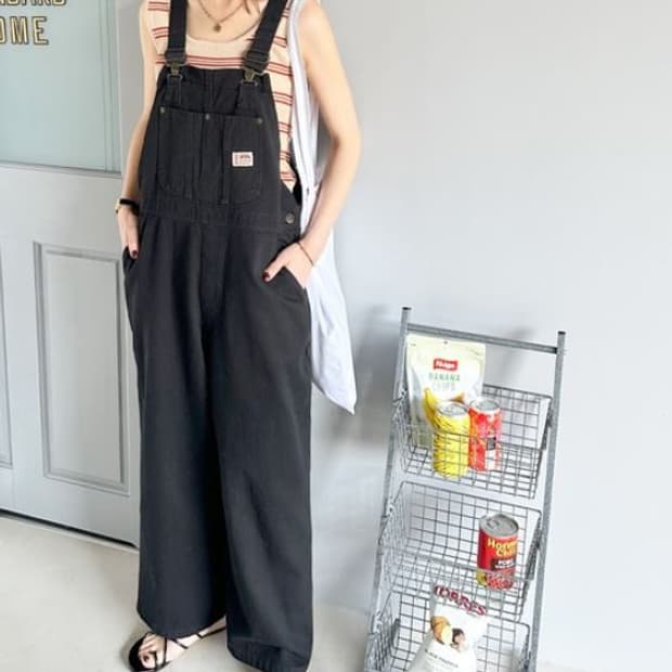 JaVa Wide Twill Overall [66~77]